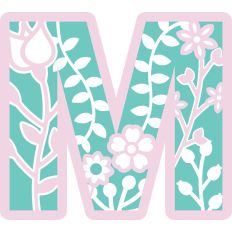 Layered blooming flowers M