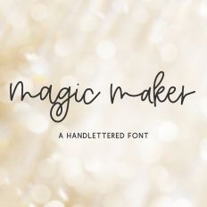 Magic Maker Script Font