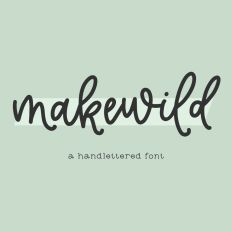 Makewild Script Font