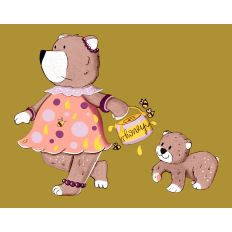 Mama Bear Cute Card 