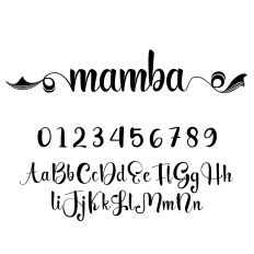 Mamba Font