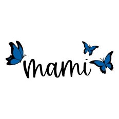 Mami with Butterflies