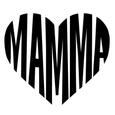 Mamma Heart Afrikaans Word Art – Mother’s Day, Gifts & Home Décor Design