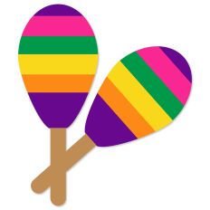 Maracas Cinco de Mayo