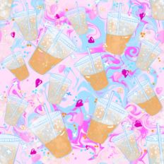 Take out tumblers on a marbel background