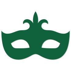 Fleur de lis Mardi Gras Mask