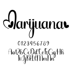 Marijuana Font