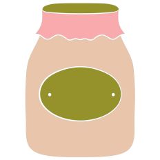 Marmelade Jar Cut File 