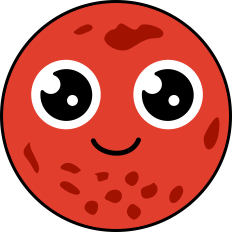 Cute Planet Mars