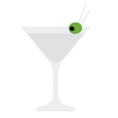 Martini with Olive