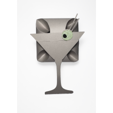 Martini with Olive Petal Treat Gift Box