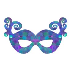 Mardi Gras Festive Mask Party Favor Print and Cut 
