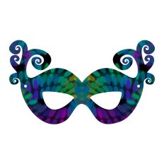 Mardi Gras Festive Mask Party Favor Print and Cut 