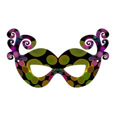 Mardi Gras Festive Mask Party Favor Print and Cut