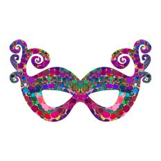 Mardi Gras Festive Mask Party Favor Print and Cut 