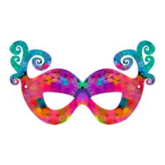 Mardi Gras Festive Mask Party Favor Print and Cut