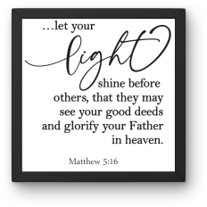 Matthew 5:16 Scripture SVG Cut File