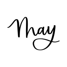May - Calendar Label