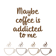 Coffee Typography Design for Creative DIY Print & Cut Projects