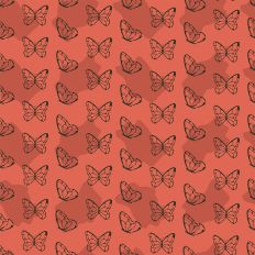 Coral Mini Butterflies-Small Scale Butterfly