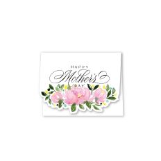 Happy Mother's Day Peony Watercolor Greeting Card