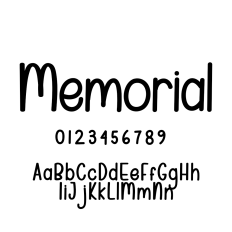 Memorial font