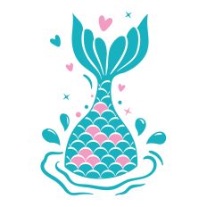 Mermaid Tail SVG Cut File