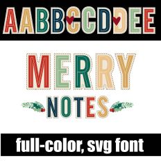 Merry Notes More Color Font