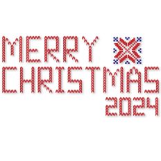 Merry Christmas Knit Sweater Stitch