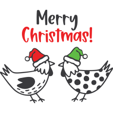 Merry Christmas Chicks