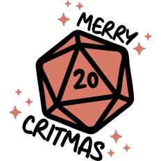 merry critmas d20 dice