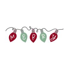 Merry in Christmas Lights