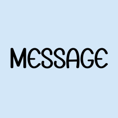 Message Font