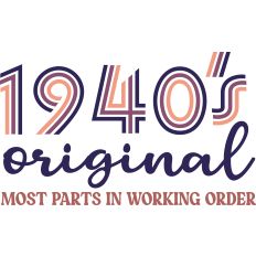 1940's Original