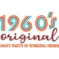 1960's Original