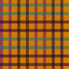 Halloween Plaid - Candy Bag