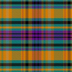 Halloween Plaid -Graveyard