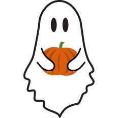 Ghost With Pumpkin