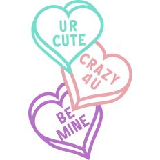 Hearts - Cute, Crazy & Be Mine
