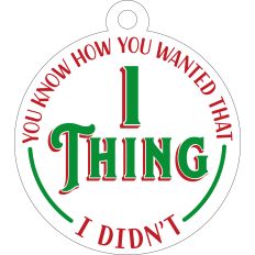 Holly Jolly Gift Tag - One Thing