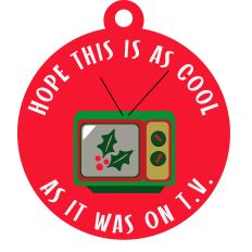 Holly Jolly Gift Tag - Cool As TV
