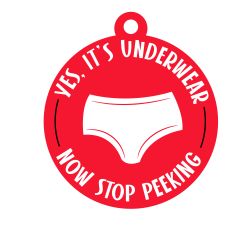 Holly Jolly Gift Tag - It’s Underwear