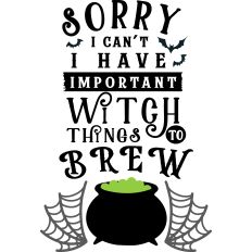 Sorry Important Witch Things To Brew