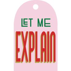 Merry Mod Gift Tag - Let Me Explain