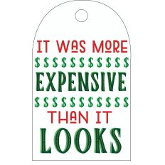 Merry Mod Gift Tag - More Expensive