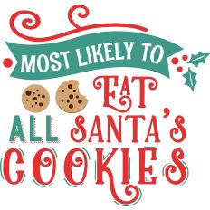 Most Likely -  Eat Santa's Cookies