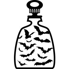 Potion Bottle - Bats
