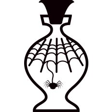Potion Bottle - Spiderweb