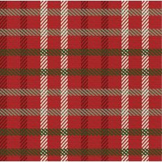 Sleigh Ride Plaid - Stockings Hung