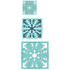 Snowflake Fold-Over Card